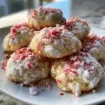 peppermint snowball cookies