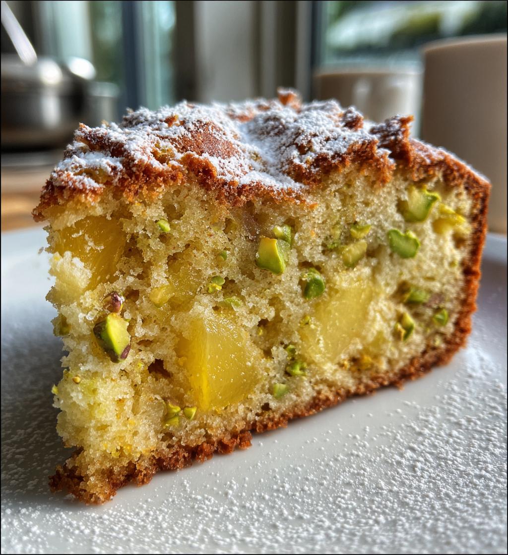 pistachio pineapple cake