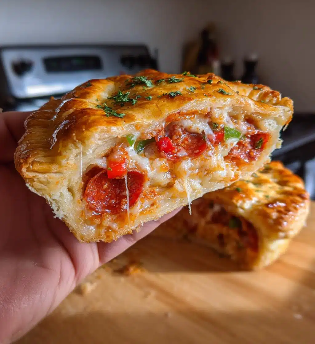 pizza pot pie - detail 1