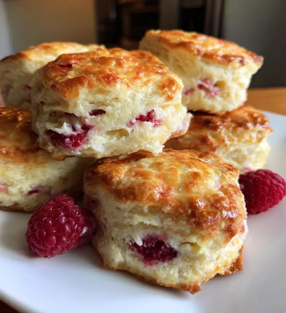raspberry butter swim biscuits
