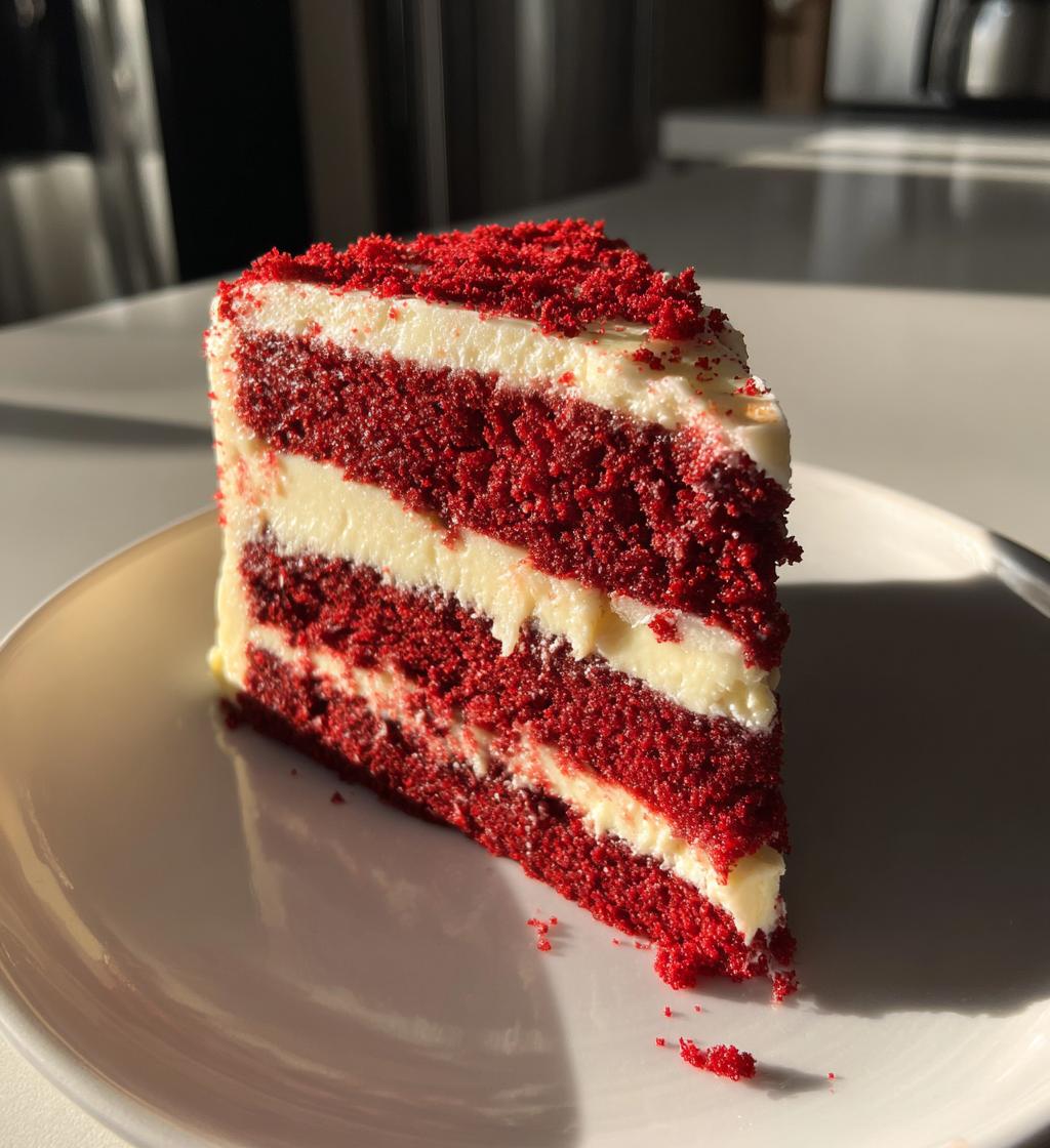 red velvet cheesecake cake