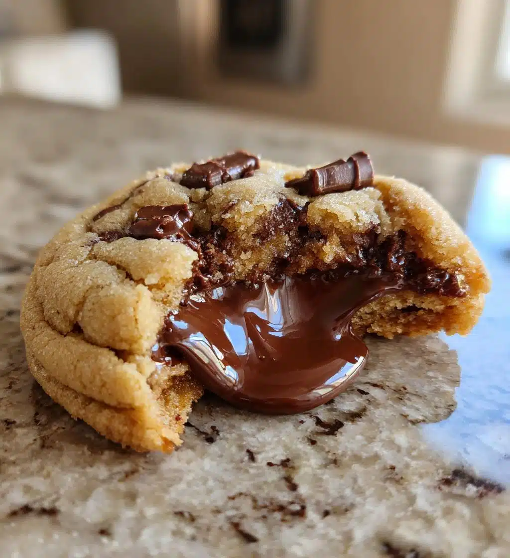 reeses peanut butter cup stuffed cookies