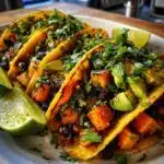 roasted sweet potato tacos