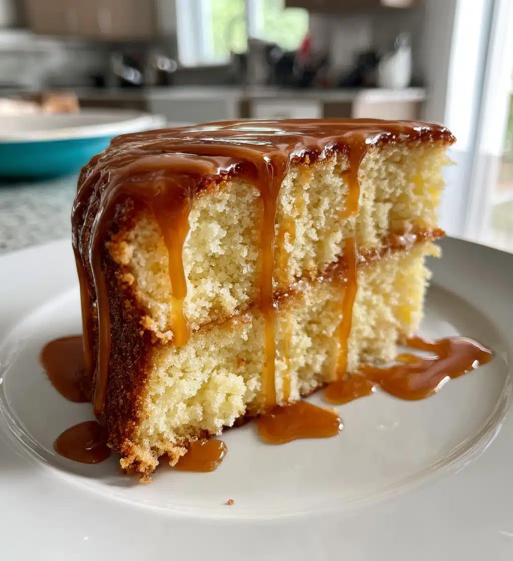 salted caramel kentucky butter cake - detail 1