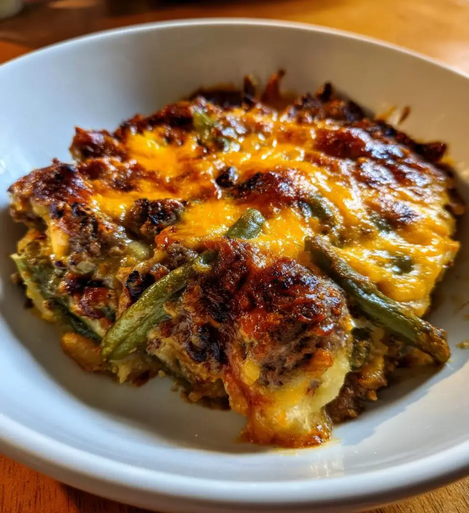 sausage green bean potato casserole