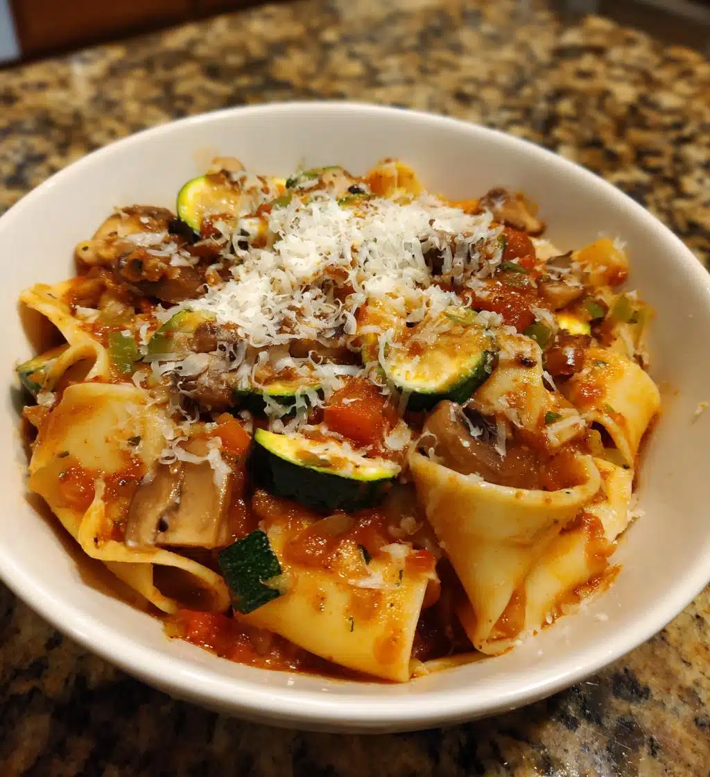 savory symphony pappardelle