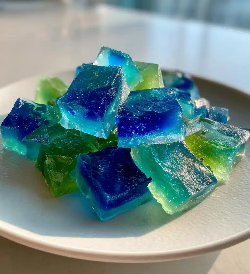 sea glass jello - detail 1