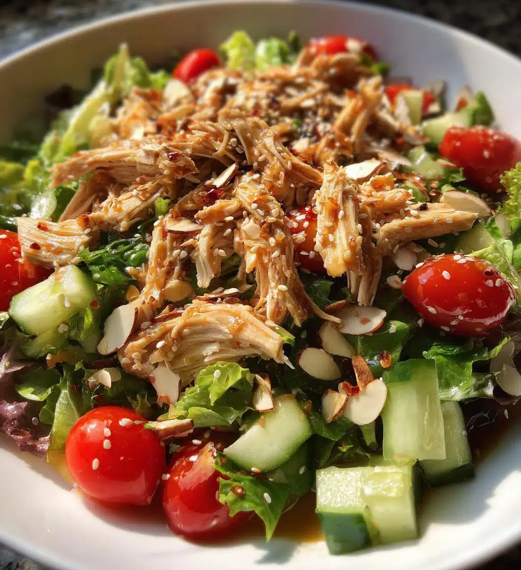 sesame chicken salad - detail 1
