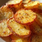 sliced baked potatoes