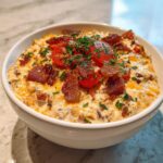 slow cooker bacon cheeseburger dip