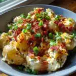 slow cooker cheesy bacon ranch potatoes