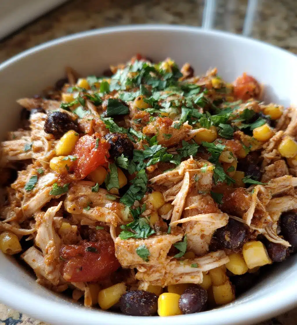 slow cooker tex mex chicken and beans