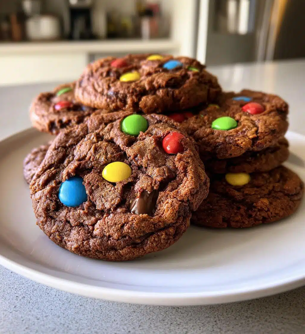 soft batch chocolate mm cookies