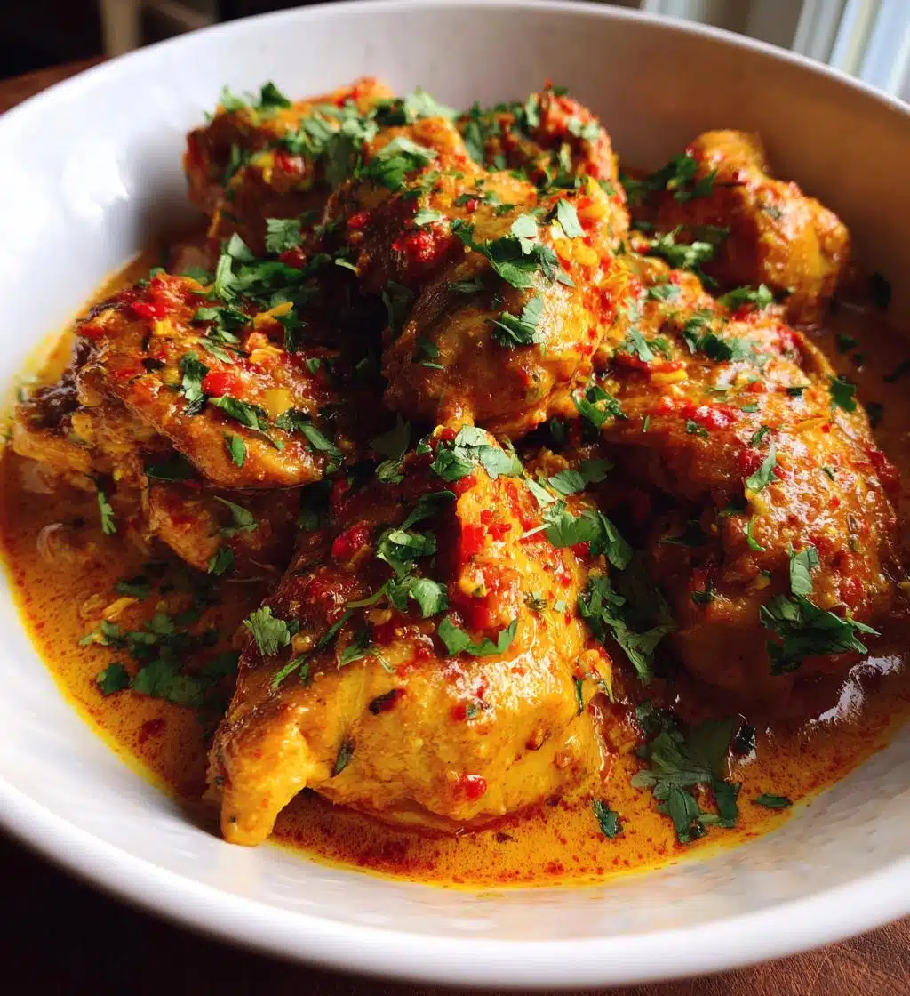 spicy brazilian coconut chicken