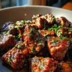 steak bites with garlic butter