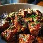 steak bites with garlic butter