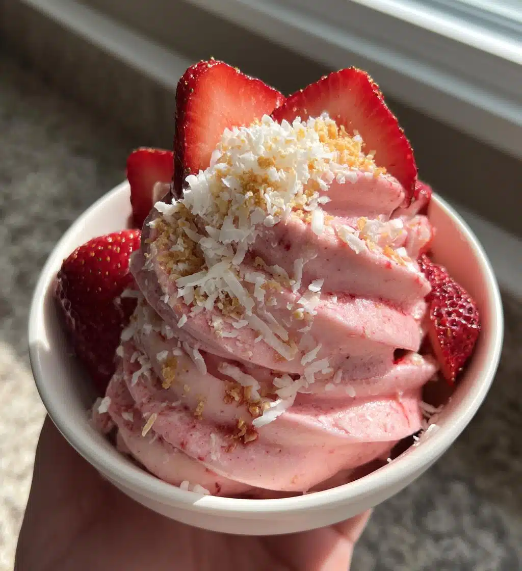 strawberry dole whip - detail 1