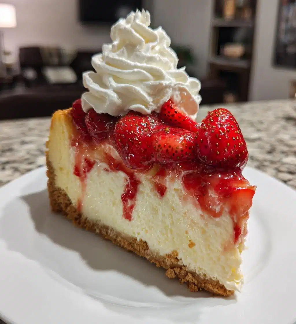 strawberry shortcake cheesecake