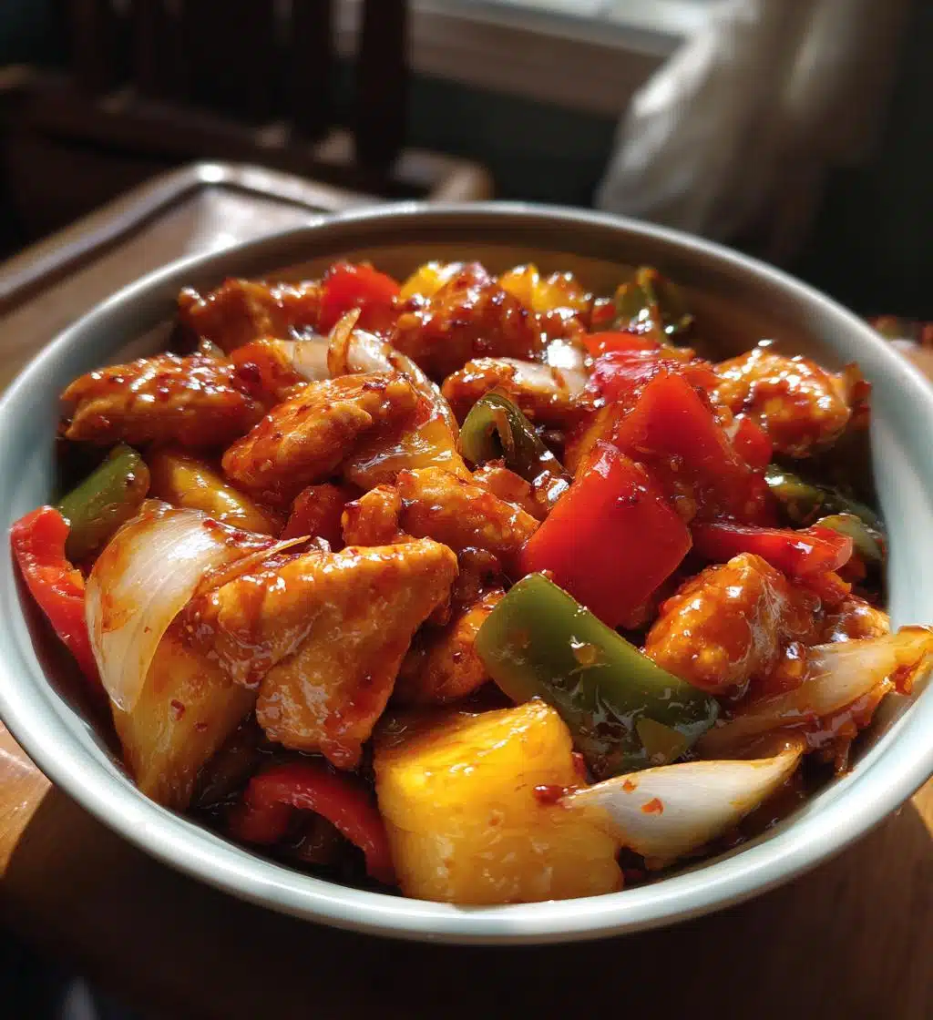 sweet and sour crockpot - detail 1