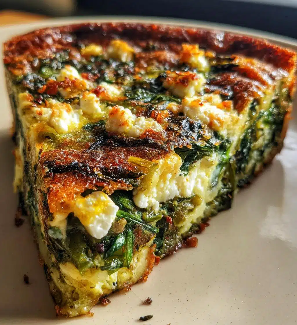 swiss chard frittata - detail 1