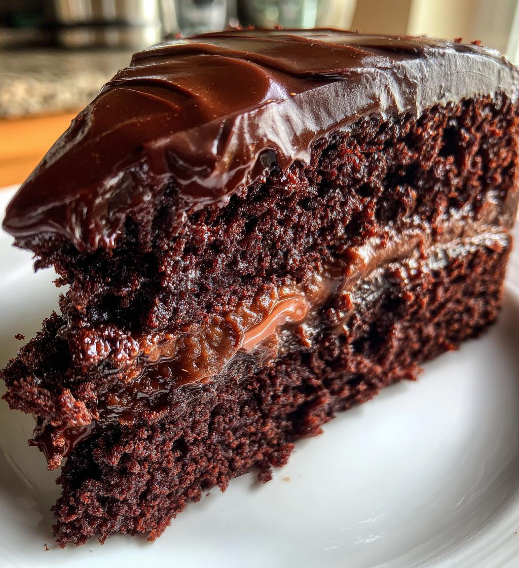 tasty chocolate cake - detail 1