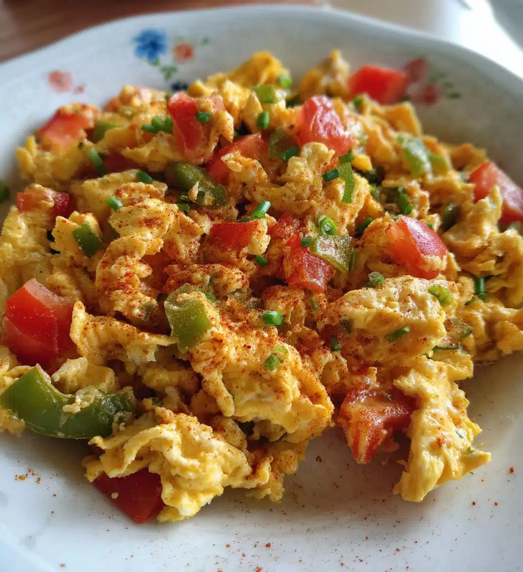 turkish egg scramble - detail 1