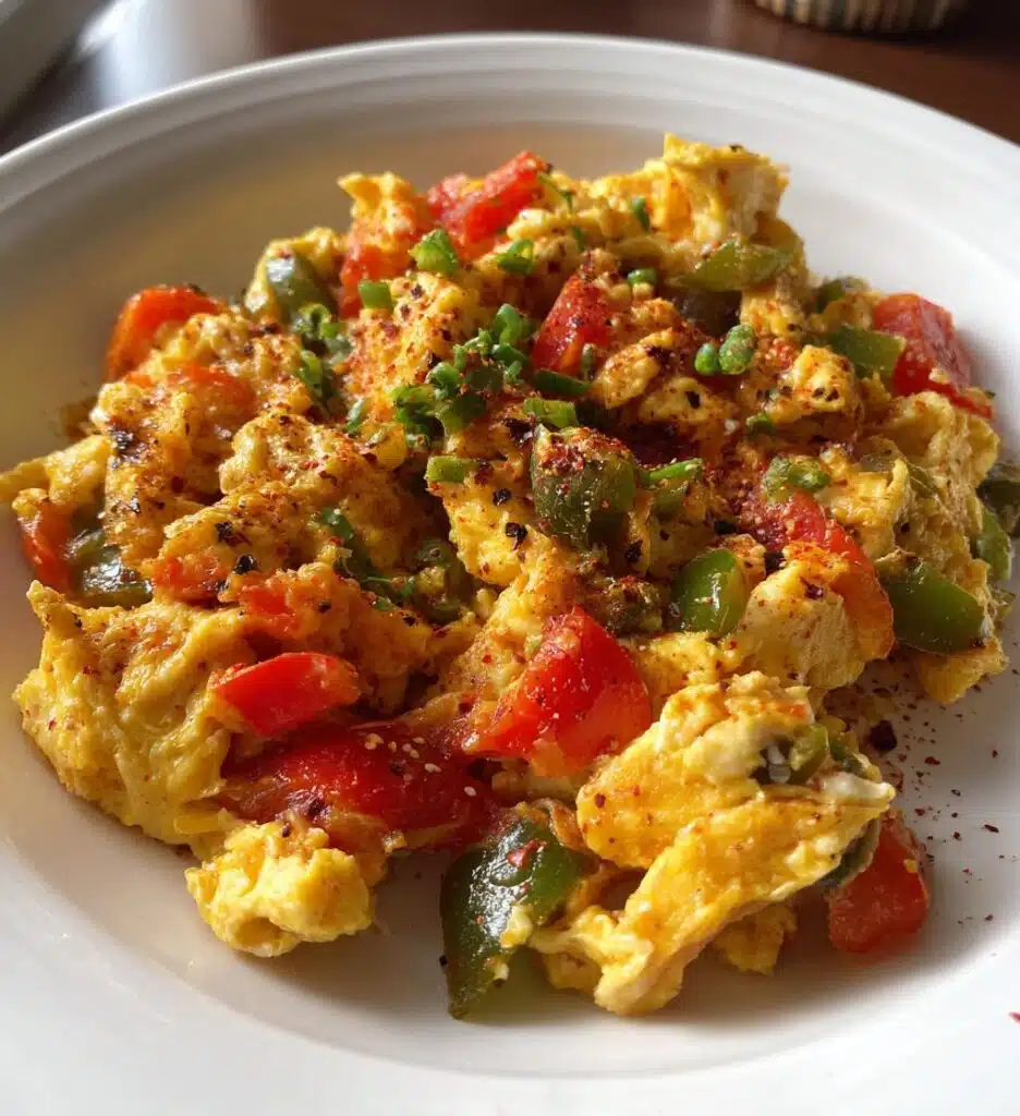 turkish egg scramble