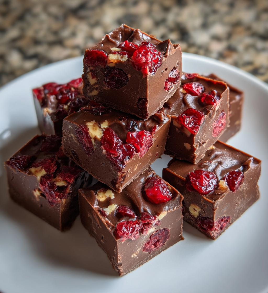 valentines day creamy cherry fudge - detail 1