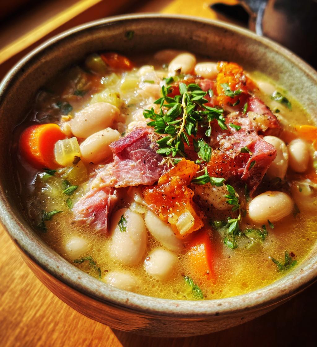 white bean and ham hock soup