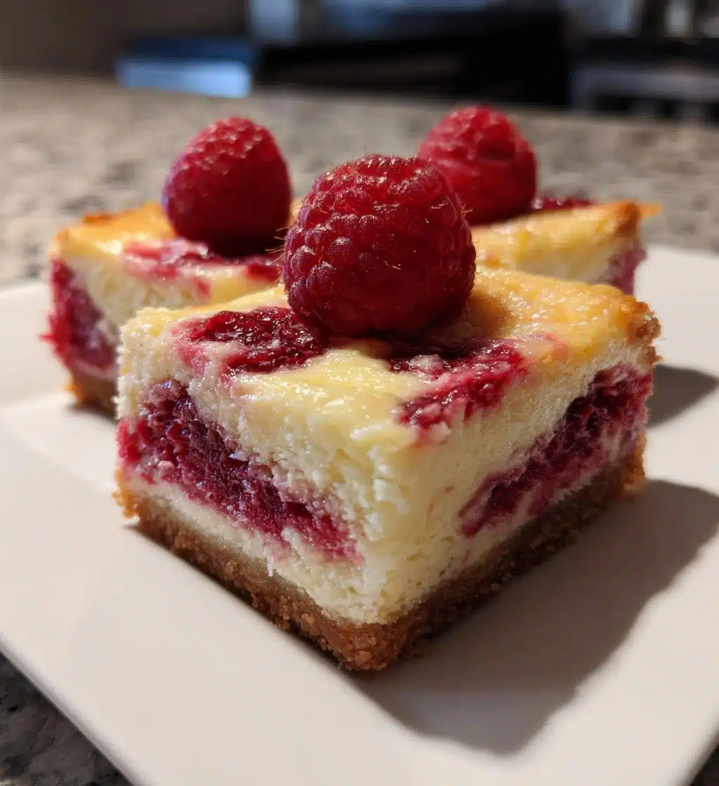 white chocolate raspberry cheesecake bars
