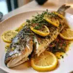 whole baked fish