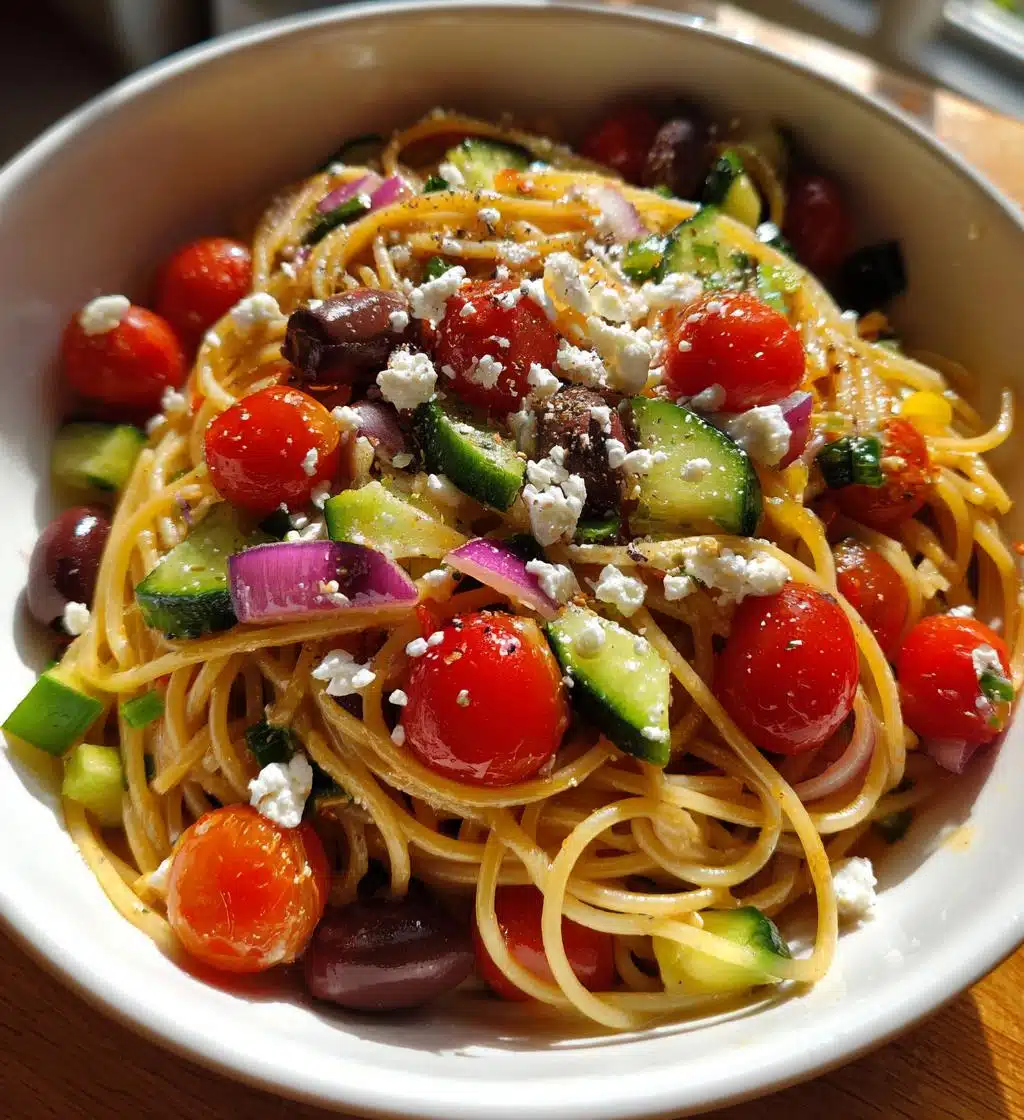 20 minute spaghetti salad recipe