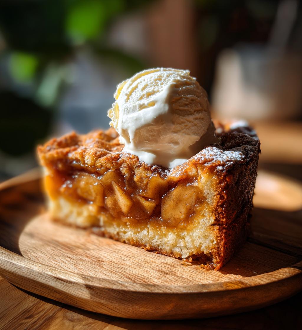 3 ingredient apple pie cake