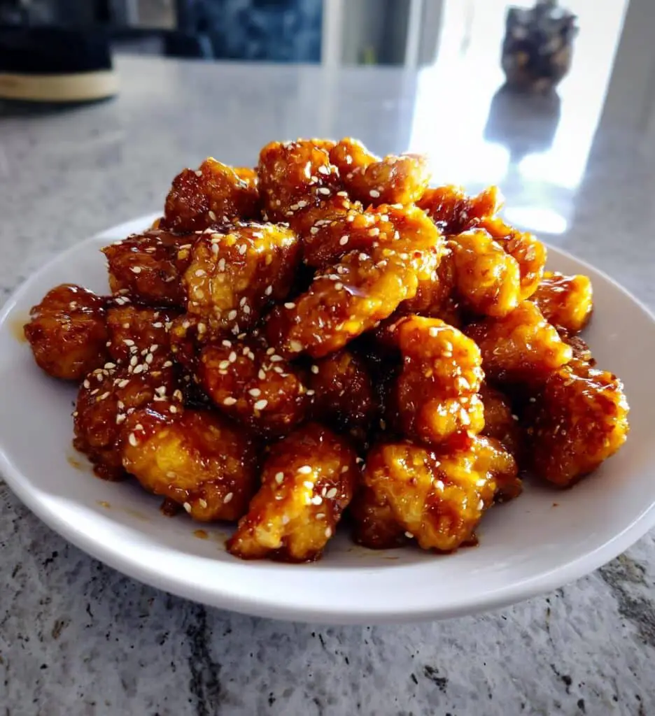 3 ingredient orange chicken