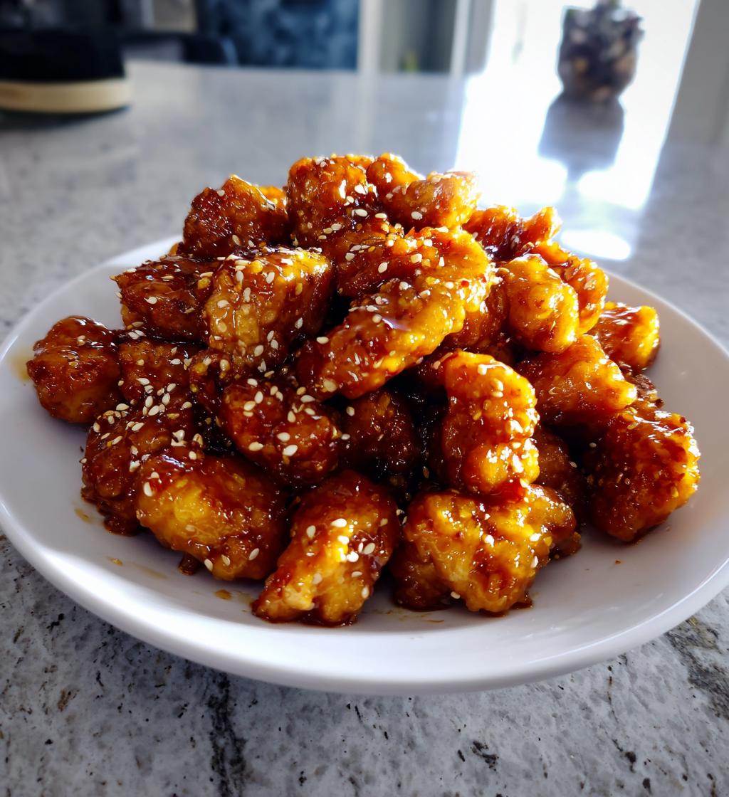3 ingredient orange chicken
