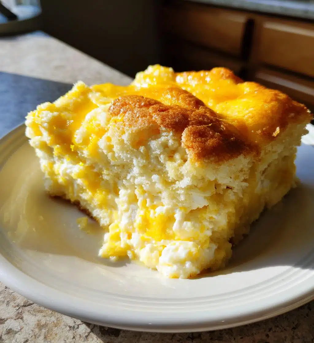 4 ingredient lemon cream cheese dump cake - detail 1