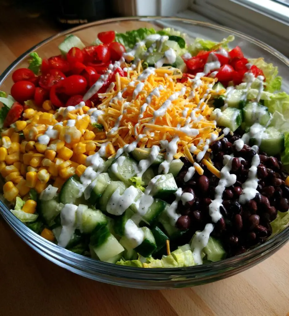 7 layer salad recipe