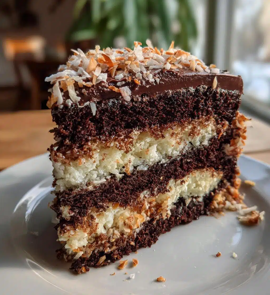 Almond Joy Christmas Cake - detail 1