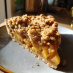 Apple Cinnamon Crumble Christmas Tart
