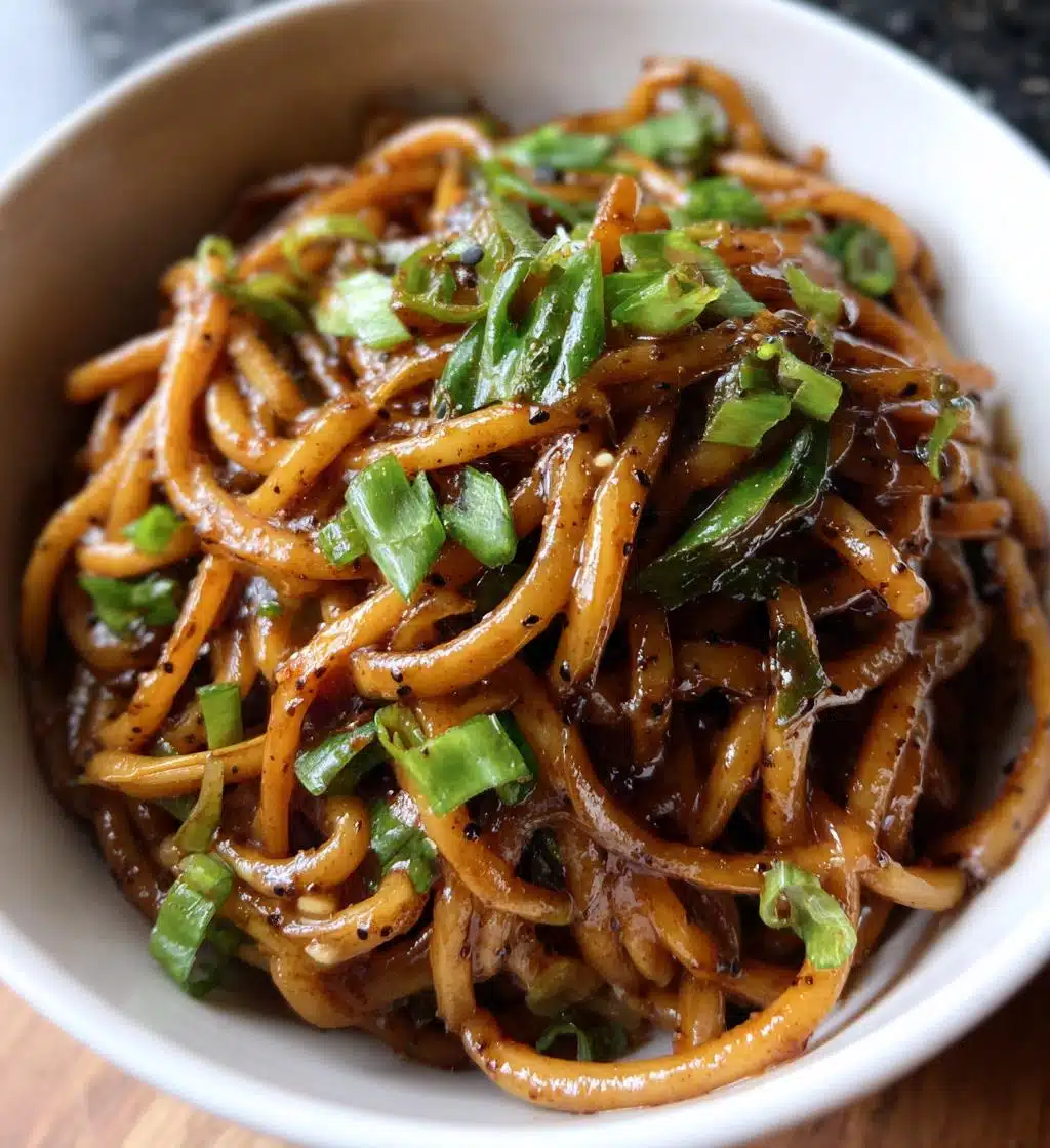 Black Pepper Udon - detail 1