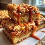 Caramel Apple Pie Bars for Christmas