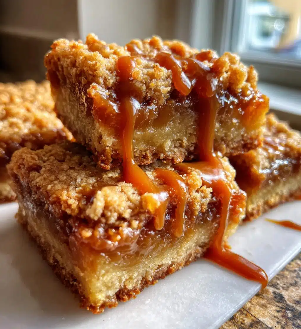 Caramel Apple Pie Bars for Christmas