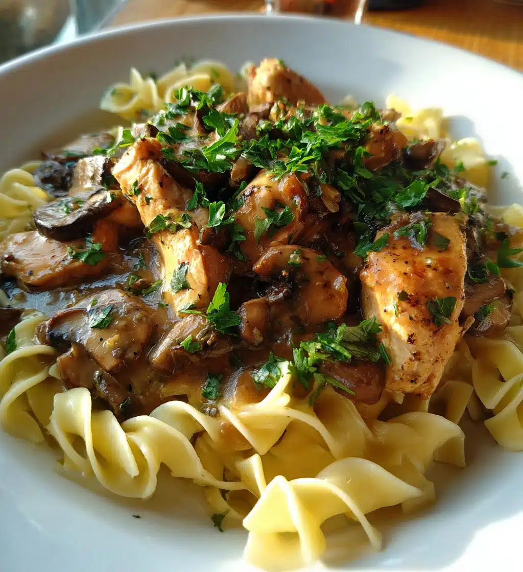 Chicken Marsala Pasta