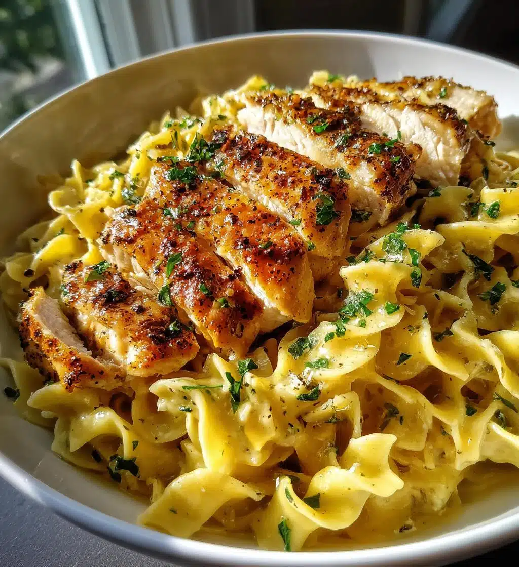 Chicken with Buttered Noodles - detail 1