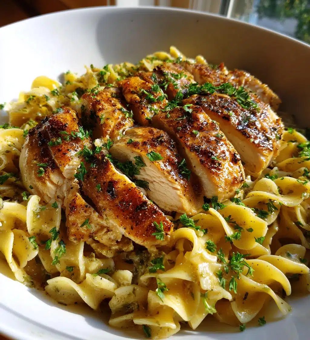 Chicken with Buttered Noodles