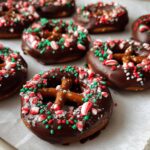 Chocolate-Covered Pretzels – Christmas Style