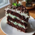 Chocolate Mint Christmas Cake