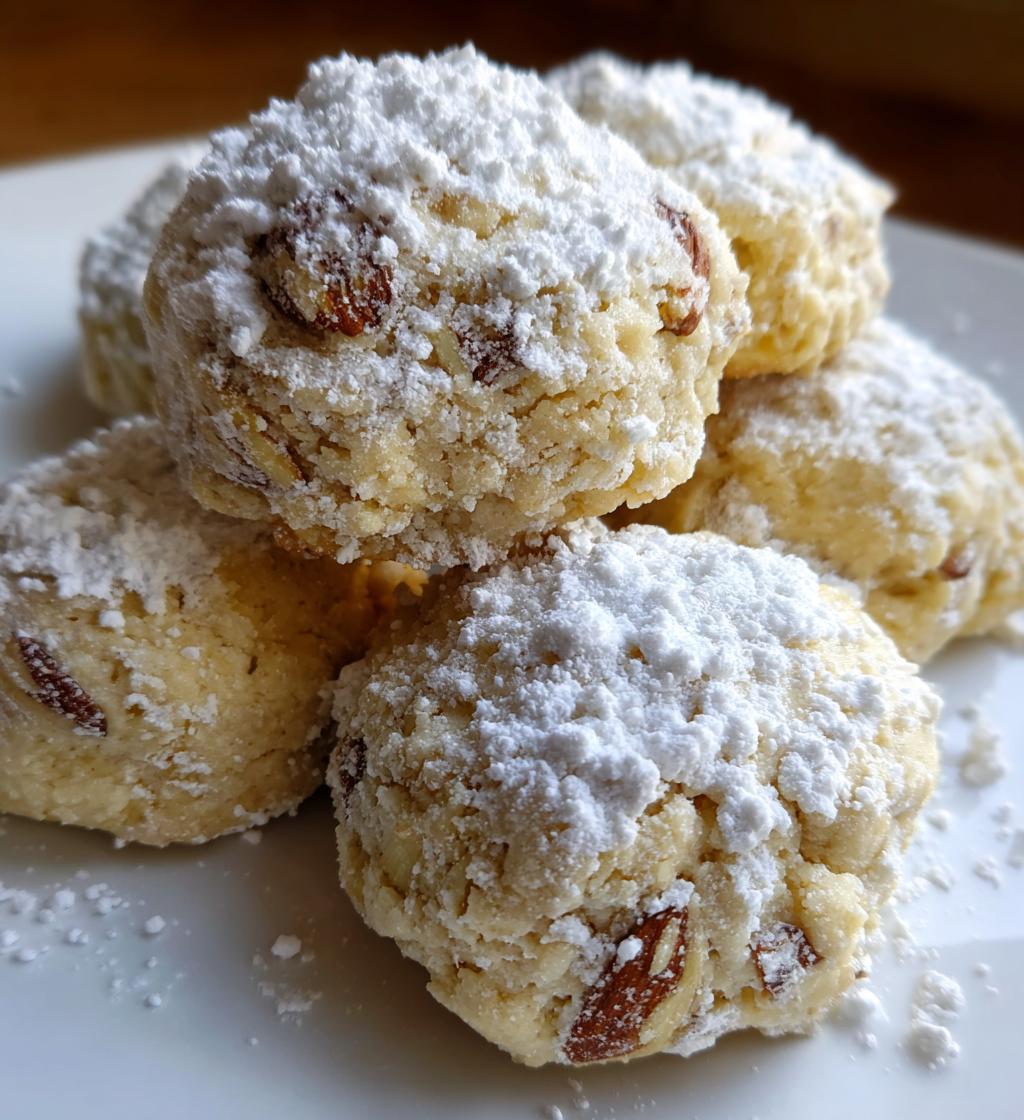 Christmas Almond Snowball Cookies - detail 1