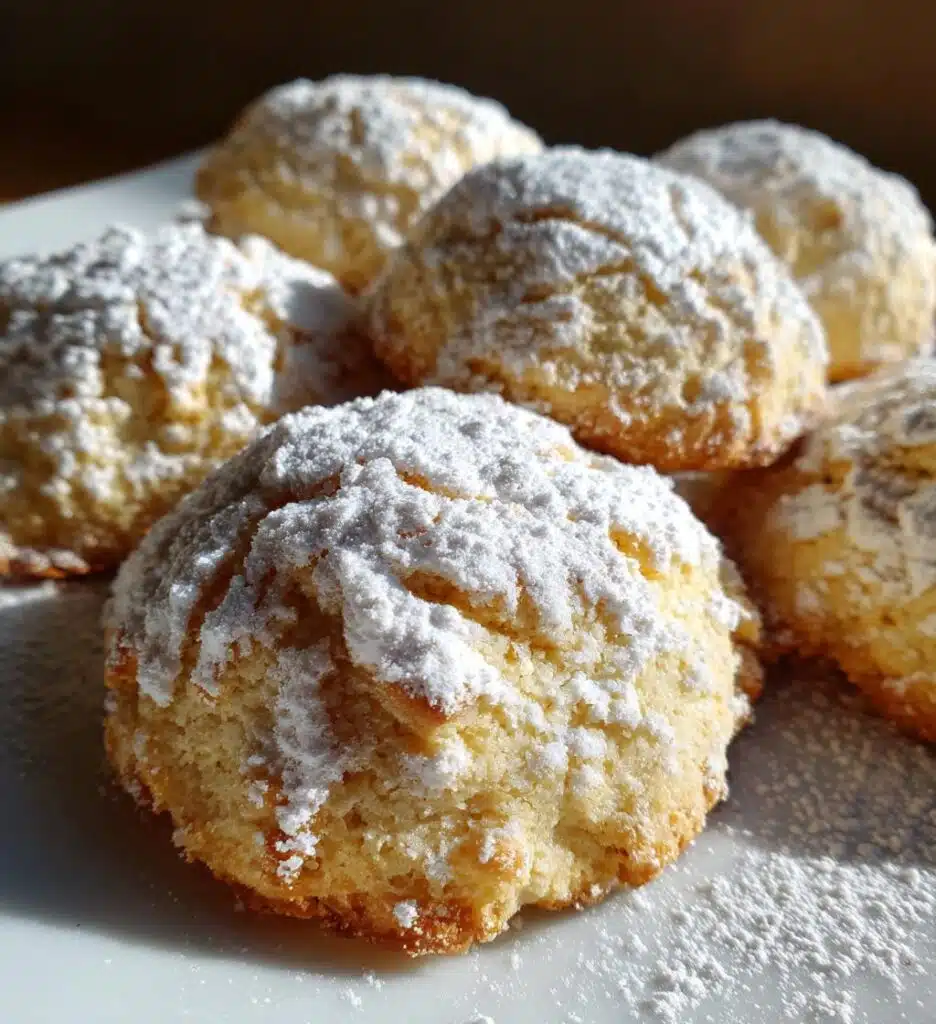 Christmas Almond Snowball Cookies