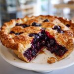 Christmas Blueberry Pie